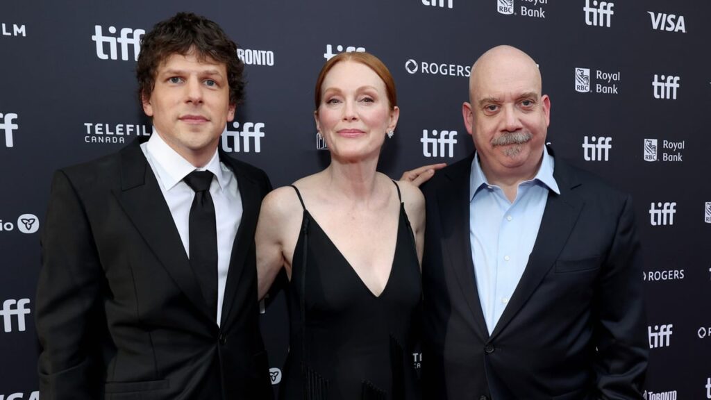 Julianne Moore, Jesse Eisenberg, & Paul Giamatti Premiere Their New Movie ‘The Debut’ at TIFF 2026