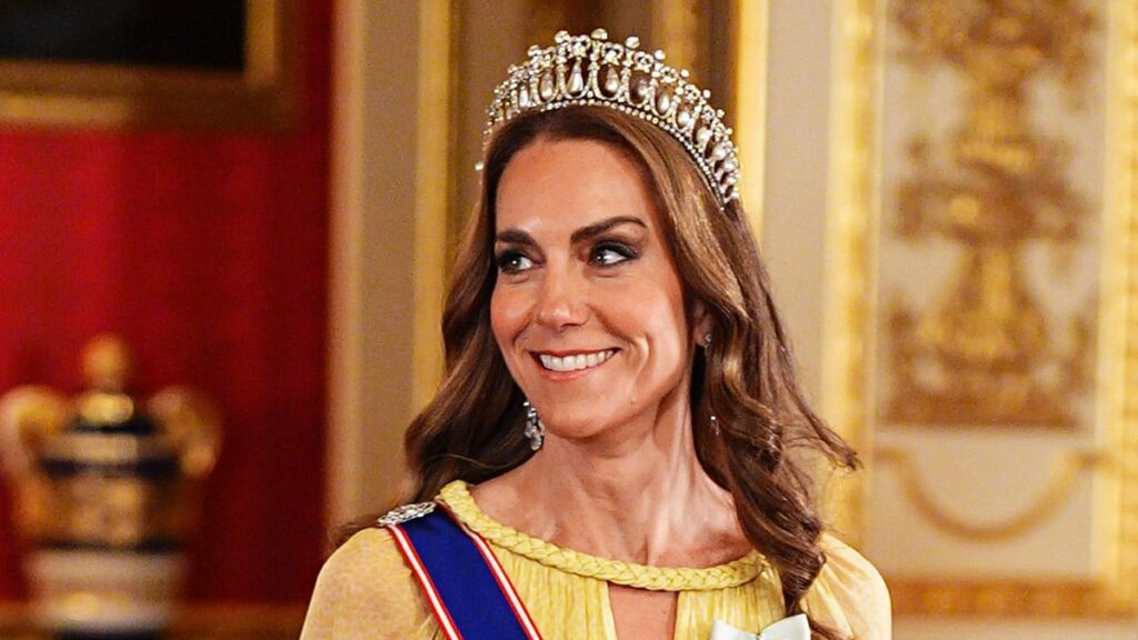 Kate Middleton Wears a Tiara for Just Second Time in 2026 at State Banquet for Sultan of Oman