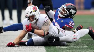 NFL Referee Goes Viral for Seemingly Cursing at Cardinals’ Trey McBride, Reporter Reveals What She Saw From Sidelines